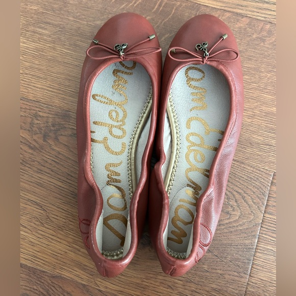Sam Edelman Felicia Ballet Flat size 6 spiced mahogany - Picture 7 of 9